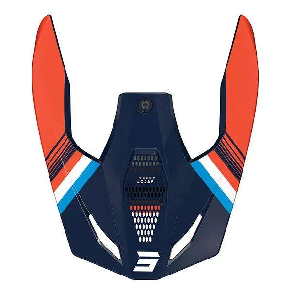 SHOT FURIOUS KID VISERA DE MOTO NARANJA BRILLANTE