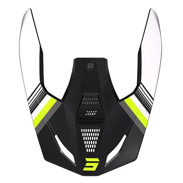 SHOT FURIOUS KID VISERA DE MOTO NEON AMARILLO BRILLANTE