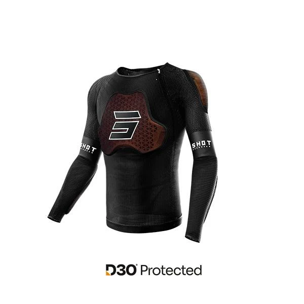 SHOT VEST CHALECO DE MOTO NEGRO