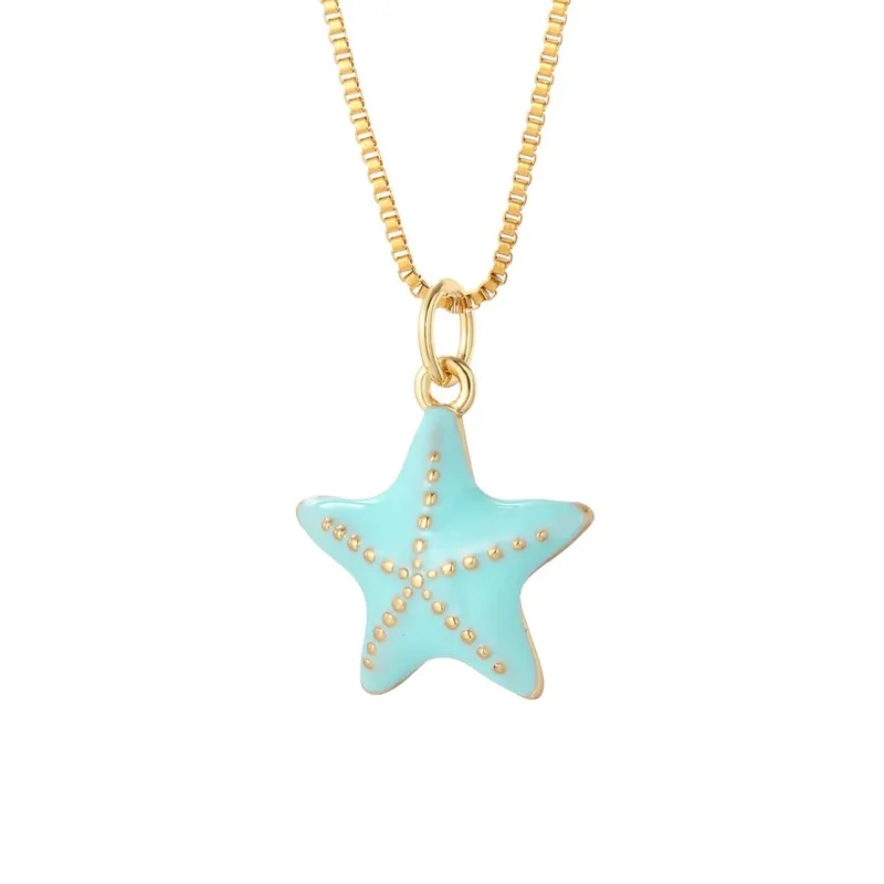 Collar Estrella de Mar en Acero Inoxidable - Elegancia Marina 🌊