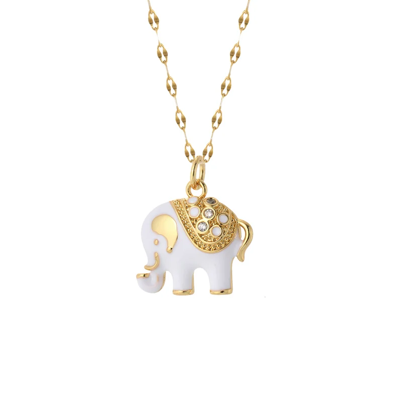Collar elefante de la suerte