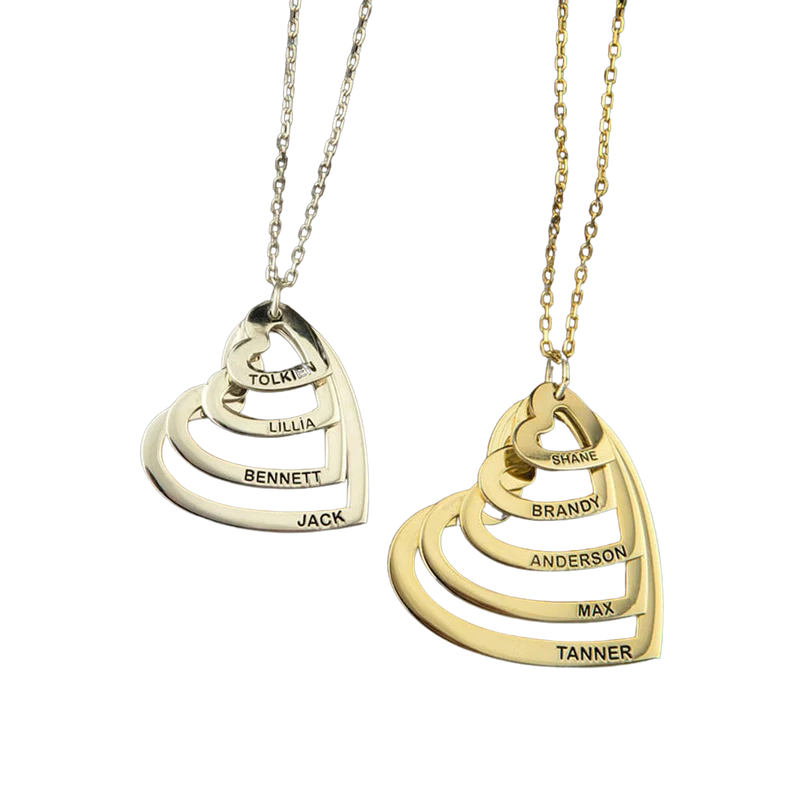 Collar Corazones