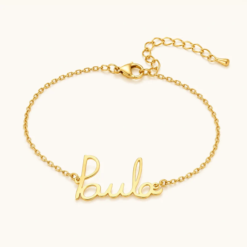 Pulsera tipografía personalizada