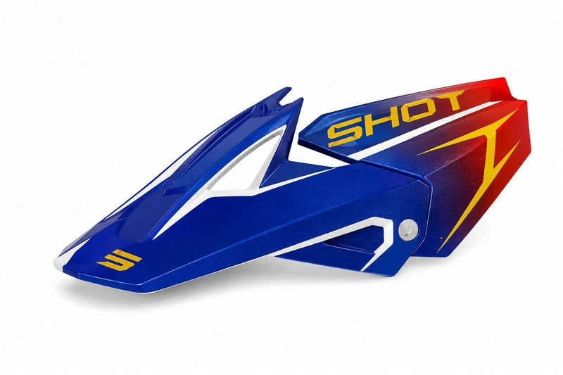 SHOT SPEED VISERA DE MOTO ROJO AZUL PEARLA