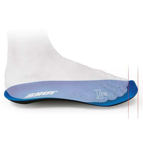 SHOT SOLES SUELAS INTERIORES AJUSTABLES (PAR) DE MOTO NEGRO