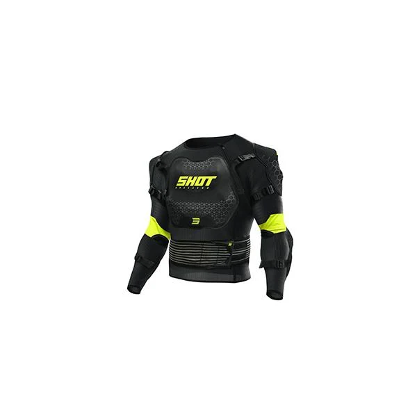SHOT CHALECO OPTIMAL 2.0 NEGRO NEON AMARILLO
