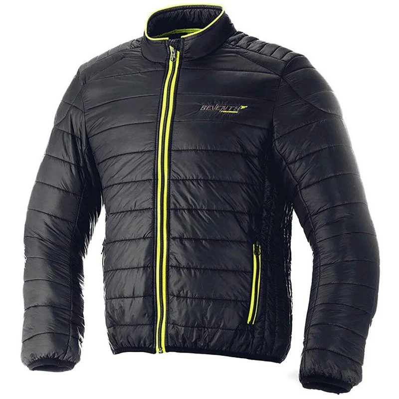 SEVENTY DEGREES SD-A7 CHAQUETA DE PLUMAS INVIERNO URBAN MUJER NEGRO AMARILLO FLUOR
