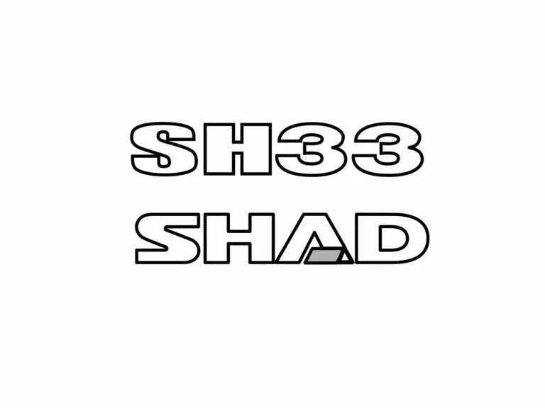 SHAD SET SIDE STICKERS GREY/SILVER