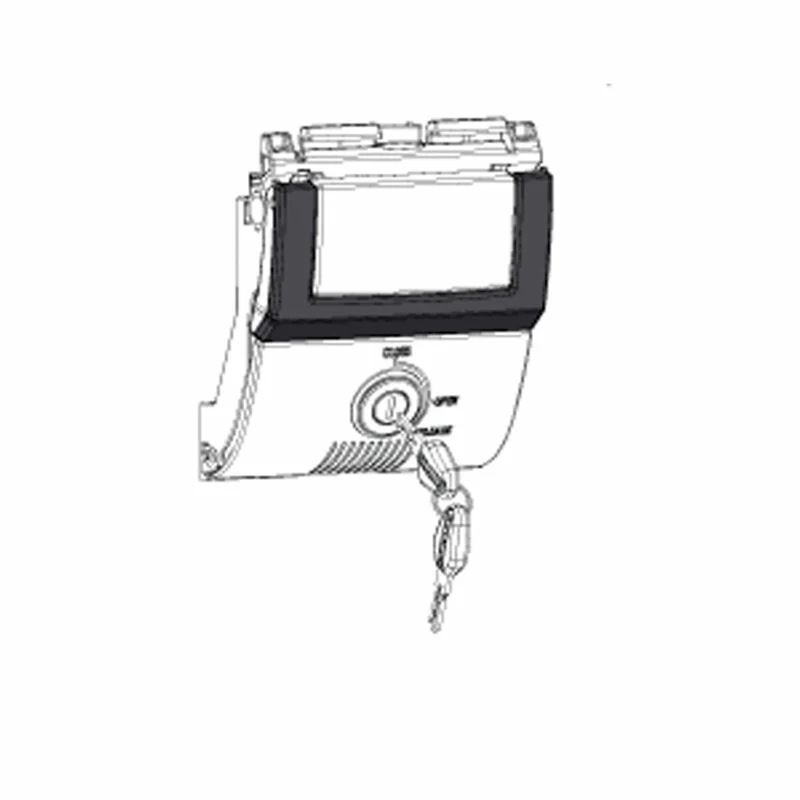 SHAD SPARE PART MECHANISM TOP CASE SH48 DARK GREY PREMIUM