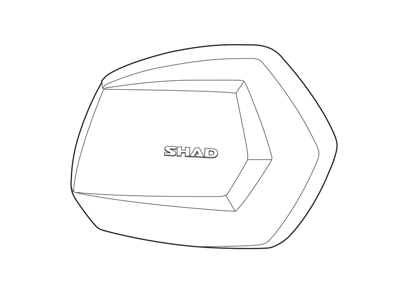 SHAD S.PART SC LID RIGHT ALU SH35