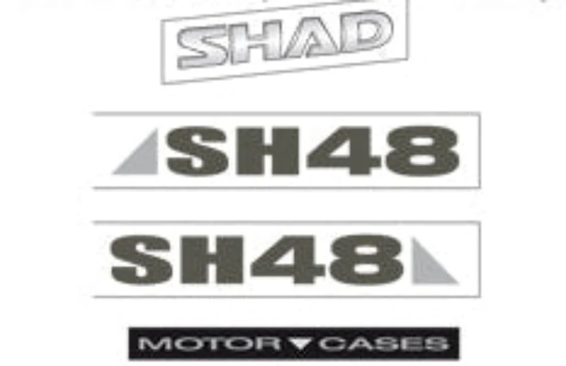 SHAD SPARE PART STICKER SH48 DARK G