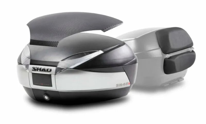 SHAD TC SH48 TITANIUM+CARBON+BACKREST PREMIUM
