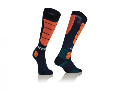 ACERBIS CALCET MX IMPACT AZUL NARANJA
