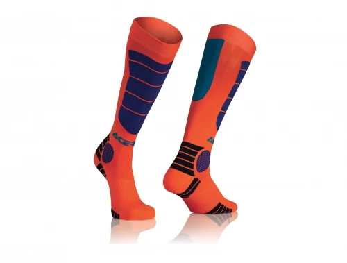 ACERBIS CALCET MX IMPACT NARANJA AZUL