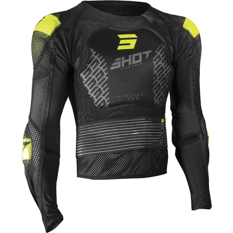 SHOT AIRLIGHT 2.0 CHALECO PROTECTOR Negro/Fluorescente