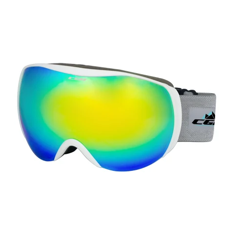 CGM 780A JOY Blanco Protectoras Casco Gafas Iridium Plus Oro