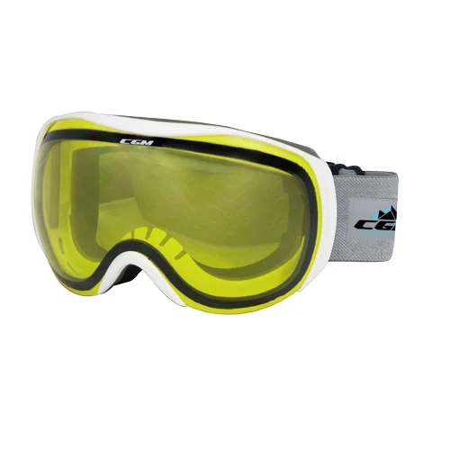 CGM 780A JOY Blanco Protectoras Casco Gafas Amarillo