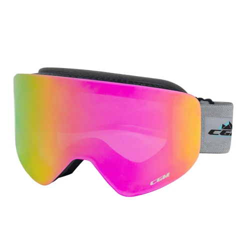 CGM 781A MAG Negro Protectoras Casco Gafas Iridium Plus Rosa