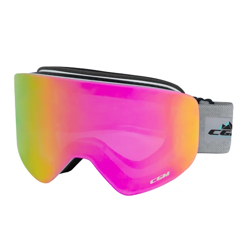 CGM 781A MAG BLANCO Protectoras Casco Gafas Iridium Plus Rosa