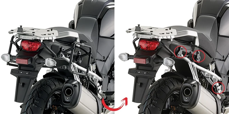 KAPPA PORTAMALETAS LATERAL F/RAPIDASUZUKI.DL.1000 V-Strom (17 > 19)
