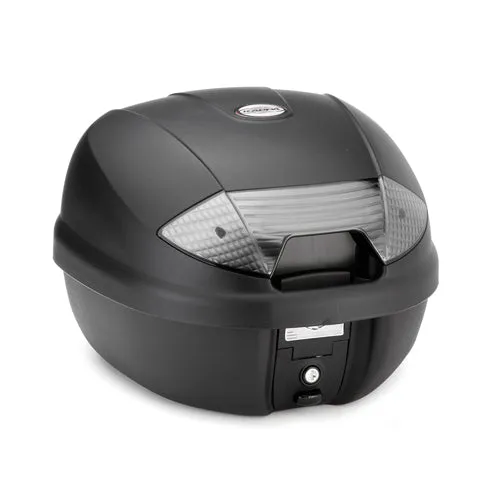 KAPPA MALETA PARILLA K628 NEGRO BASE CATADIÓPTRICOS ALHUMADO 30LTS