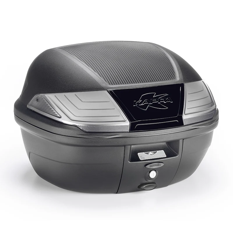 KAPPA MALETA K400NT2 NEGRO BASE CATADIÓPTRICOS AHUMADOS 40LTS