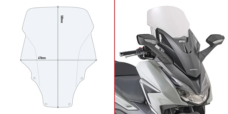 GIVI D1187ST BRISAS KITAO HONDA.FORZA.125-350 2