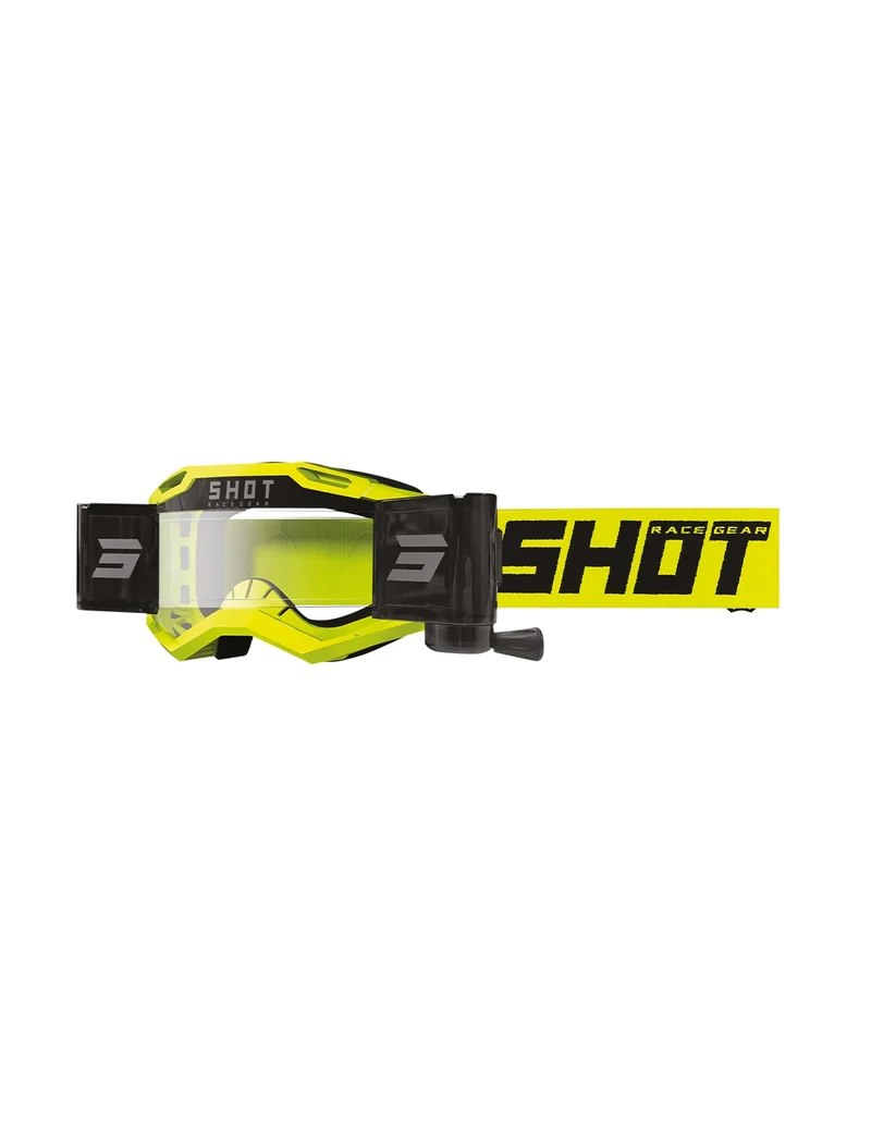 SHOT ASSAULT 2.0 ROLL-OFF SOLID GAFAS NEON AMARILLO GLOSSY