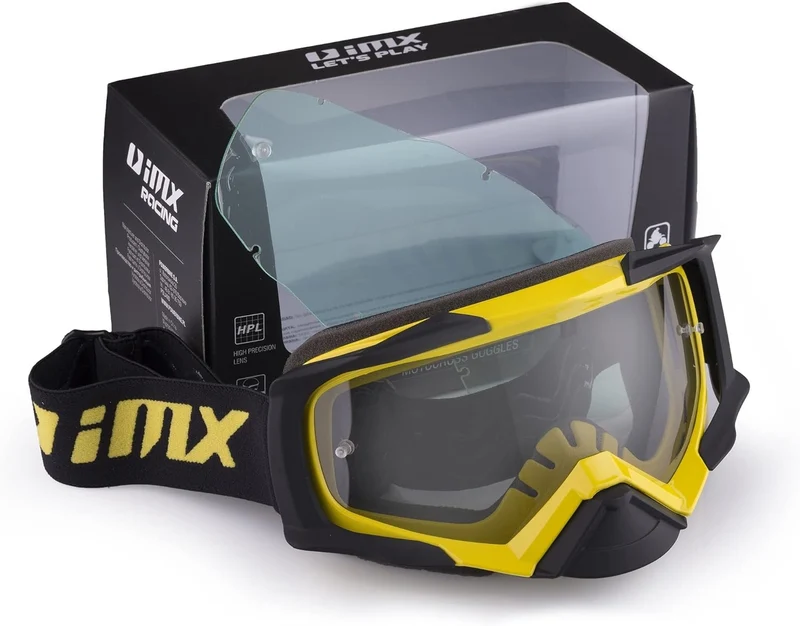 IMX - GAFAS YELLOW/BLACK MATT WITH DARK SMOKE