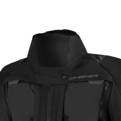SHIMA HERO 2.0 COLLAR CHAQUETA DE MOTO NEGRO