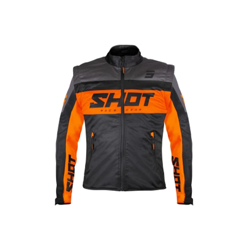 SHOT SOFTSHELL LITE BLACK_ORANGE S