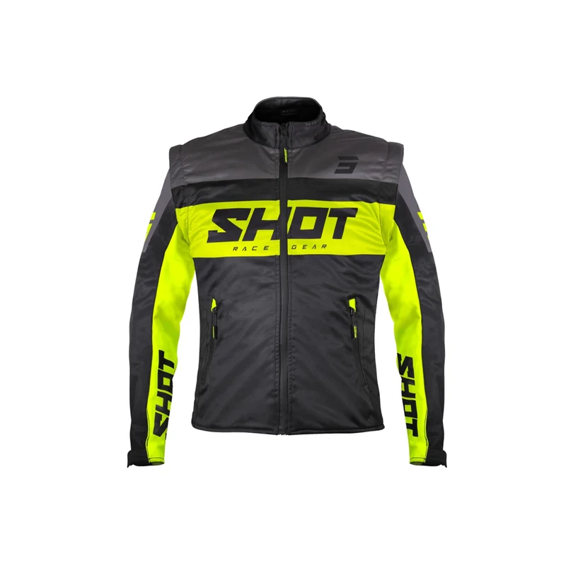 SHOT SOFTSHELL LITE BLACK_NEON_YELLOW S