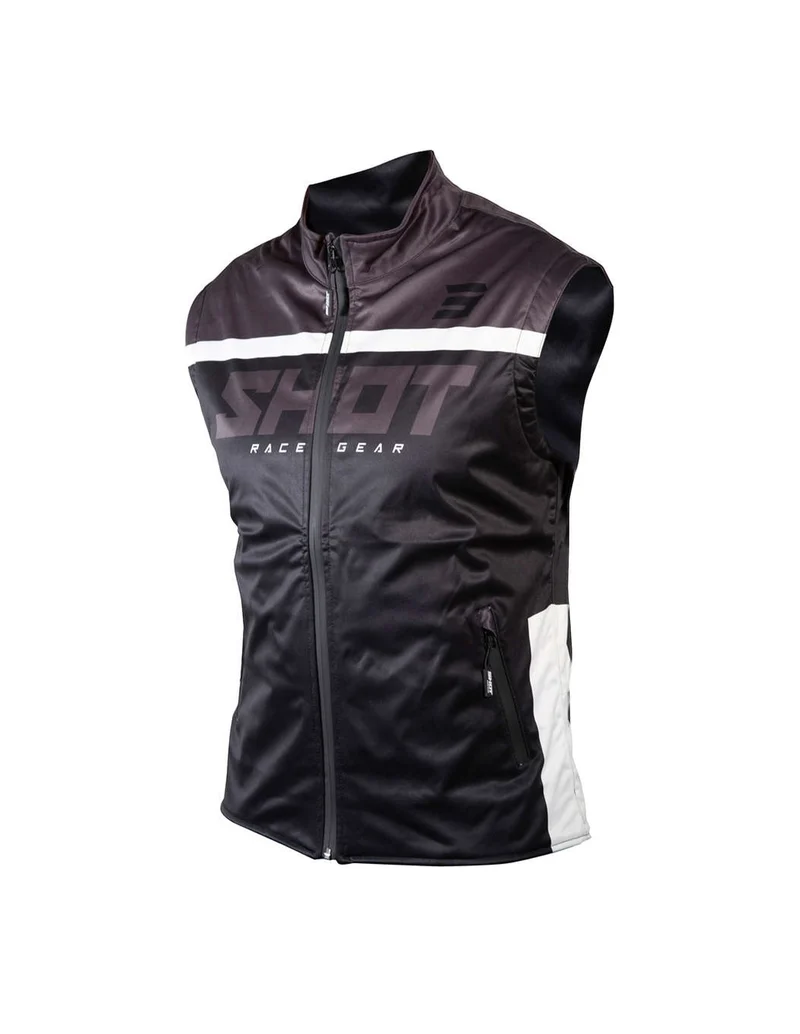 SHOT BODYWARMER LITE BLACK_WHITE S
