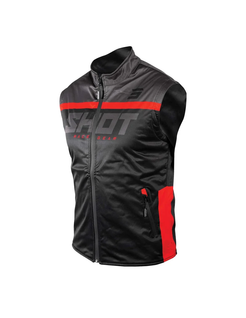 SHOT BODYWARMER LITE BLACK_RED S
