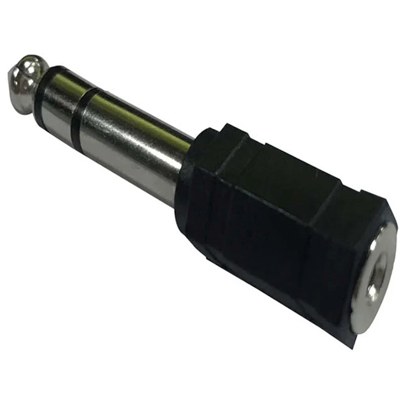 Adaptador 6.35mm macho a 3.5mm hembra