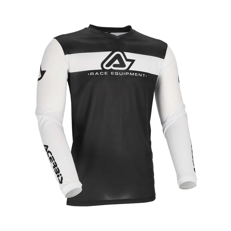 ACERBIS MX J-TRACK INC 2.O CAMISETA BLANCO NEGRO