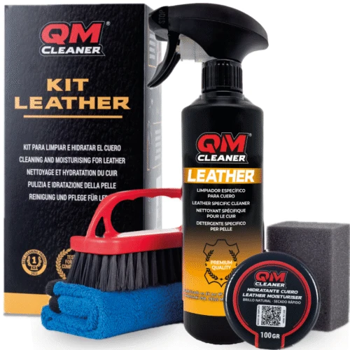 QM CLEANER KIT LEATHER | KIT LIMPIEZA E HIDRATACIÓN CUERO