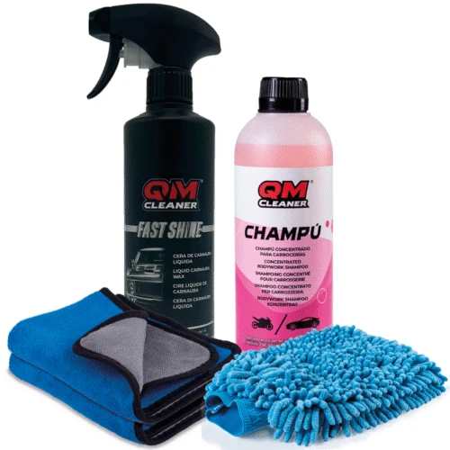 QM CLEANER PACK KIT CARROCERIA PREMIUM | LIMPIEZA + BRILLO