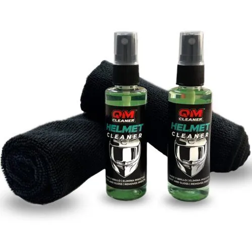 QM CLEANER KIT HELMET CLEANER DUO LIMPIADOR DE CASCOS 60ML X2