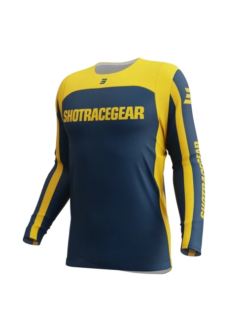 SHOT CAMISETAS CONTACT MYTHIC BLUE_YELLOW XS