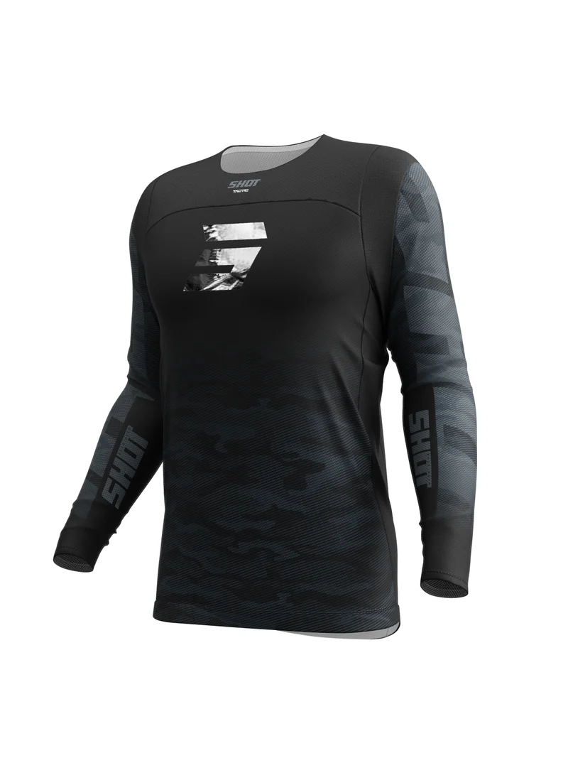 SHOT CAMISETAS CONTACT TACTIC BLACK_GREY XS