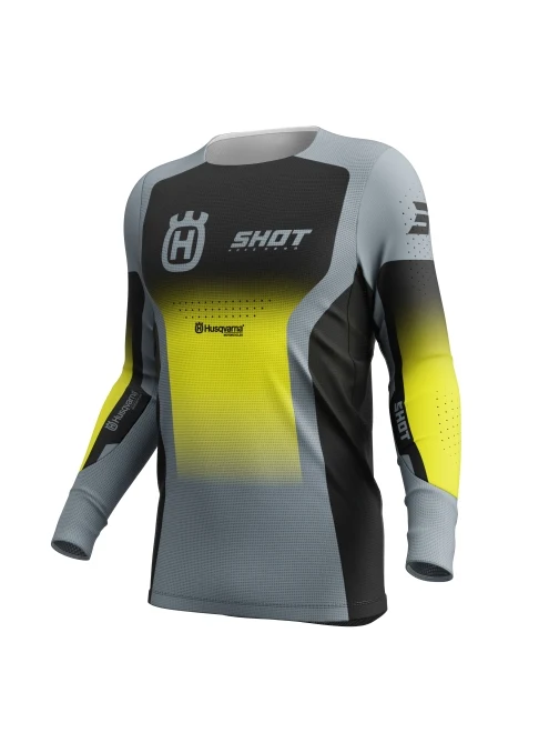 SHOT CAMISETAS AERO LITE HVA BLACK_GREY XS