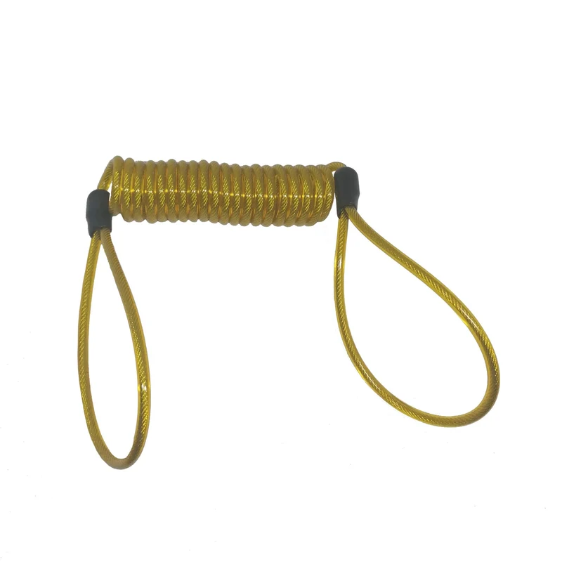 KUM-Cable Espiral 150 cm Amarillo- Unica
