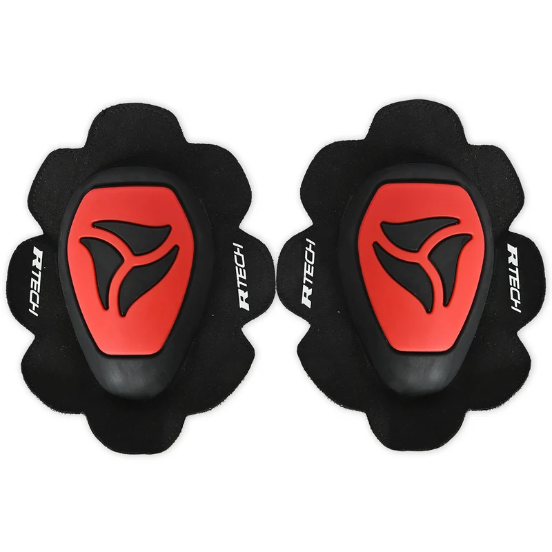 R-TECH Protección Rodilla Knee Negro Rojo