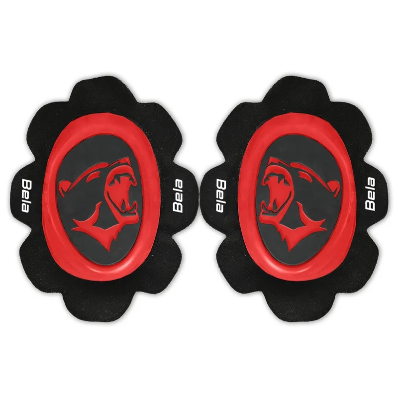 BELA KNEE SLIDER NEGRO ROJO