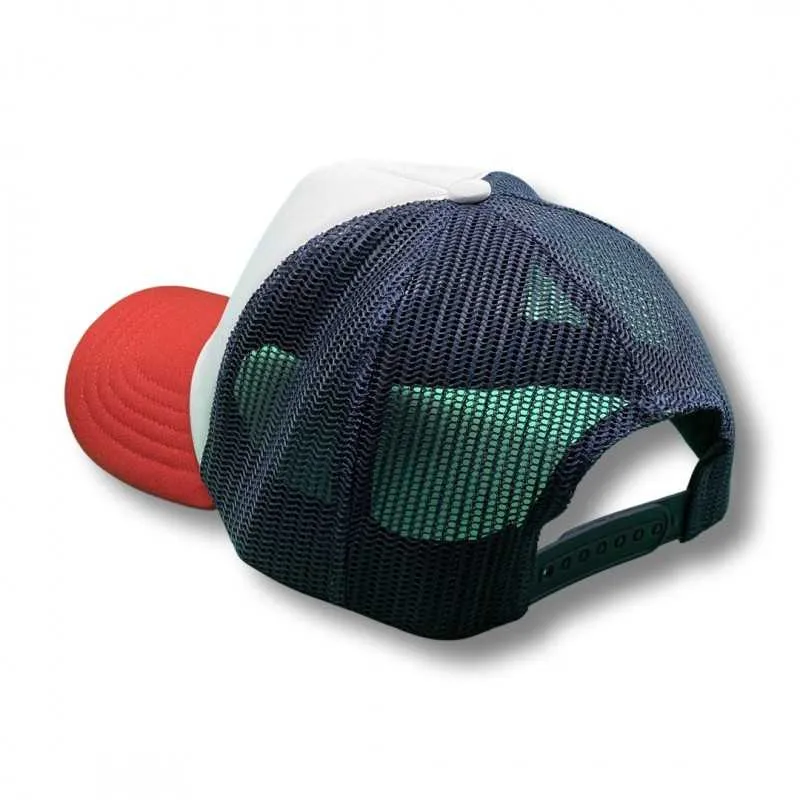 PURERACER GORRA ELEC BLANCO ROJO AZUL