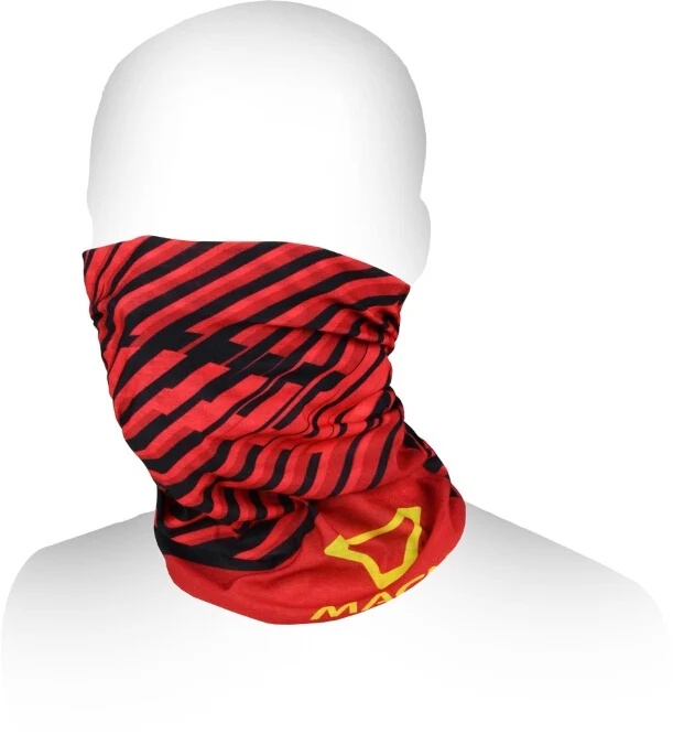 MACNA SUMMER TUBE LOGO CALENTADOR DE CUELLO UNISEXO ROJO NEGRO
