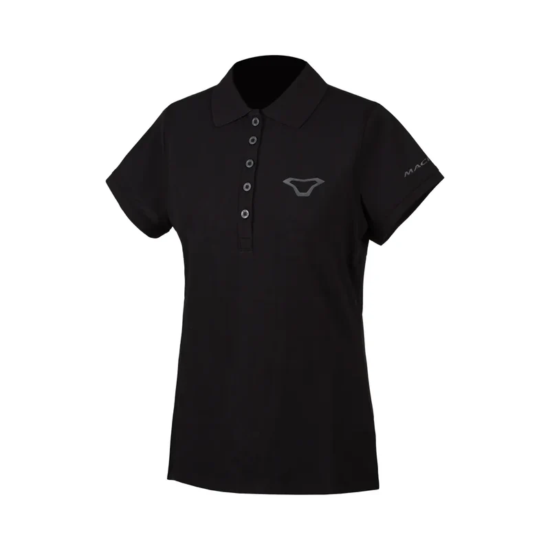 MACNA Mujer Polo Camisa Negro