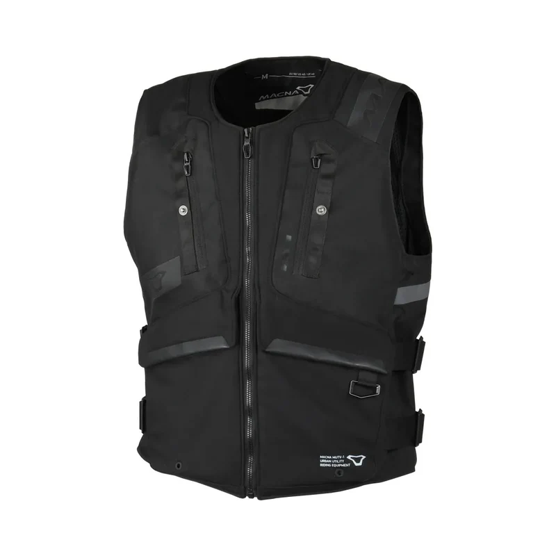 Macna MUTV-1 Chaleco impermeable montar Negro