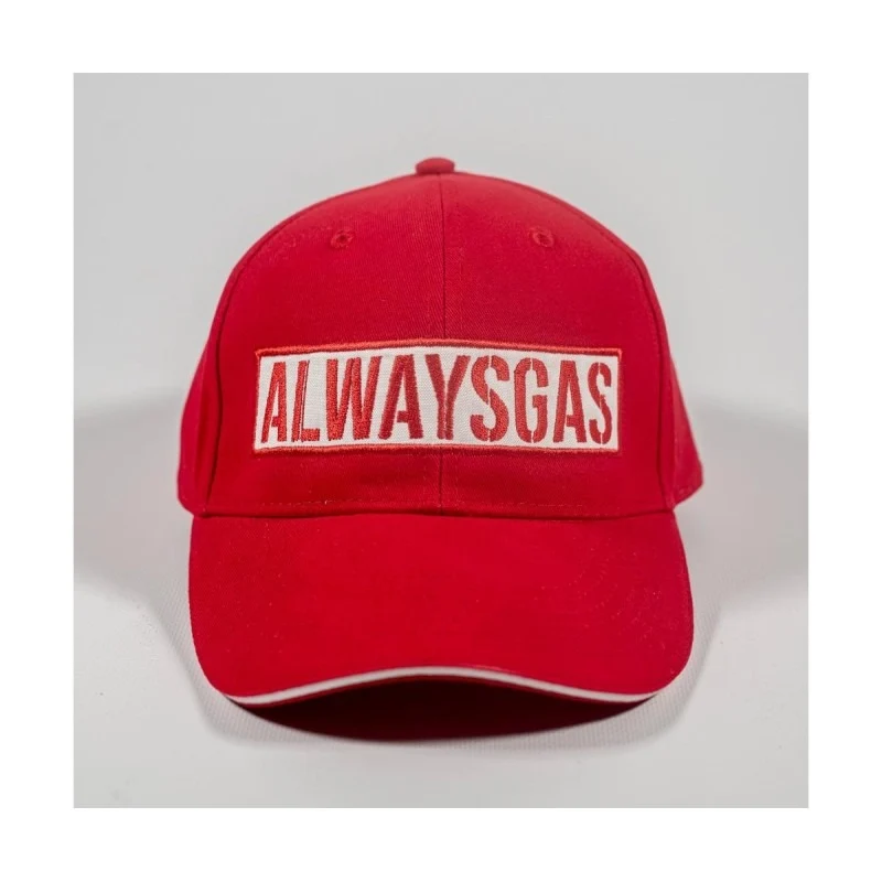 AlwaysGas parche rojo Gorra de béisbol